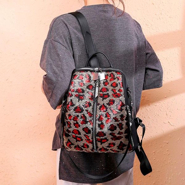 outdoor bags small backpack leather women fashion zipper sequin waterproof bag anti-theft shoulder leisure #g2
outdoor bags small backpack leather women fashion zipper sequin waterproof bag anti-theft shoulder leisure #g2