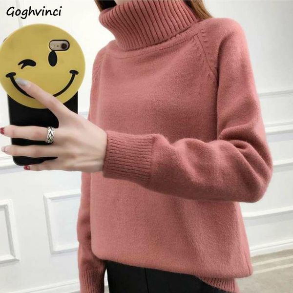 women's sweaters turtleneck sweater women solid simple thickening autumn winter warm soft comfortable womens pullovers korean style all, White;black
women's sweaters turtleneck sweater women solid simple thickening autumn winter warm soft comfortable womens pullovers korean style all, White;black