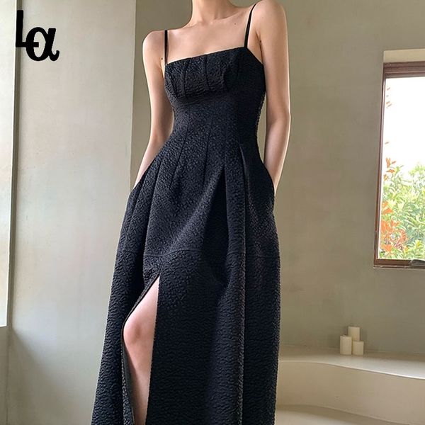 summer elegant black dress women sleeveless slim strap evening party korean office lady 210519, Black;gray
summer elegant black dress women sleeveless slim strap evening party korean office lady 210519, Black;gray