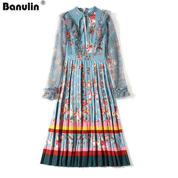 fashion autumn runway midi dress women long sleeve lace patchwork gorgeous floral print vintage female pleated 210603, Black;gray
fashion autumn runway midi dress women long sleeve lace patchwork gorgeous floral print vintage female pleated 210603, Black;gray