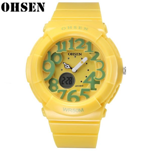 wristwatches ohsen mens watches gift waterproof men sport watch electronics quartz military wristwatch man relogio masculin, Slivery;brown
wristwatches ohsen mens watches gift waterproof men sport watch electronics quartz military wristwatch man relogio masculin, Slivery;brown