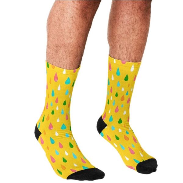 men's socks 2021 funny rainbow rain yellow pattern printed hip hop men happy cute boys street style crazy for, Black
men's socks 2021 funny rainbow rain yellow pattern printed hip hop men happy cute boys street style crazy for, Black