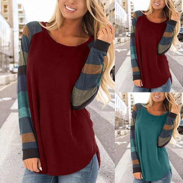 women's blouses & shirts 2021 autumn striped printed pullovers sweatshirts women o neck long sleeve streetwear loose oversize tunic blo, White
women's blouses & shirts 2021 autumn striped printed pullovers sweatshirts women o neck long sleeve streetwear loose oversize tunic blo, White