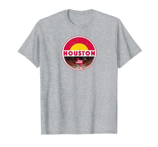 vintage houston texas strong basketball graphic t-shirt, White;black 
vintage houston texas strong basketball graphic t-shirt, White;black