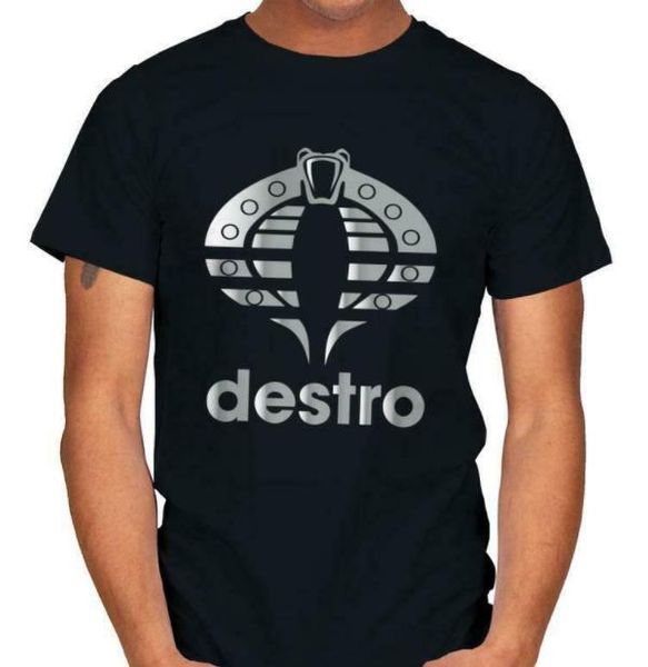r2 destro cobra commander g.i.joe hero logo movie parody funny black t-shirt, White;black
r2 destro cobra commander g.i.joe hero logo movie parody funny black t-shirt, White;black
