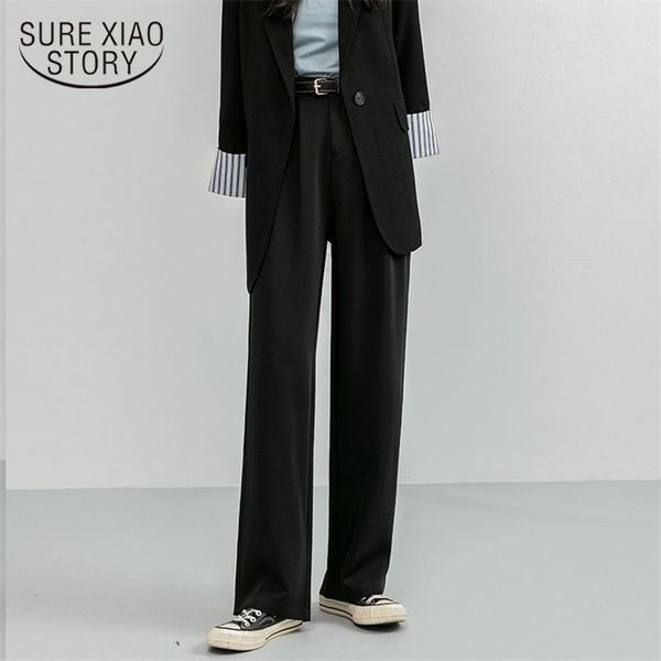 high waist woman pants wide leg autumn black loose casual trousers fashion clothes suit solid female pantalon 11176 210421, Black;white
high waist woman pants wide leg autumn black loose casual trousers fashion clothes suit solid female pantalon 11176 210421, Black;white