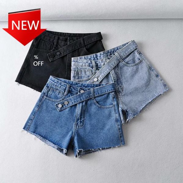 women's jeans 2021 summer european and american style high waist non-stretch loose hem wide leg shorts denim fashion, Blue
women's jeans 2021 summer european and american style high waist non-stretch loose hem wide leg shorts denim fashion, Blue