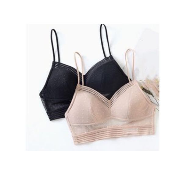 spring and summer rimless u-shaped open back thin bra triangle cup girls' underwear for, Red;black
spring and summer rimless u-shaped open back thin bra triangle cup girls' underwear for, Red;black