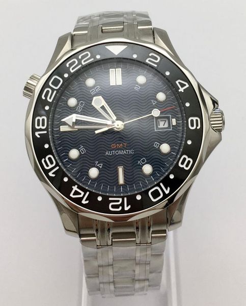 wristwatches 41cm blue wave dial mechanical men's watch automatic clock date ceramic bezel stainless steel solid case, Slivery;brown
wristwatches 41cm blue wave dial mechanical men's watch automatic clock date ceramic bezel stainless steel solid case, Slivery;brown