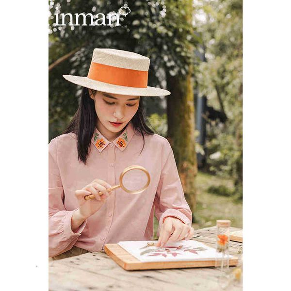 women's blouses & shirts blouses inamn spring autumn long sleeve cotton embroidered lapel design sense lace blouse for women voia, White
women's blouses & shirts blouses inamn spring autumn long sleeve cotton embroidered lapel design sense lace blouse for women voia, White
