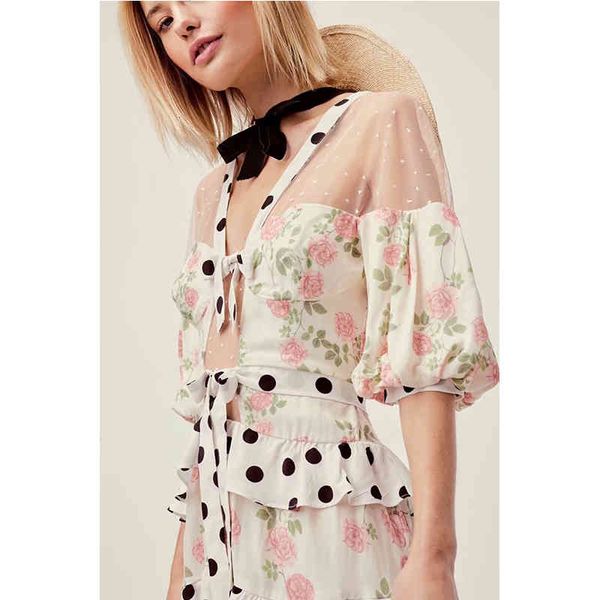 new summer tiered mini printed women dress with ruffles adjustable waist strap puff sleeve a line transparent tulle dot dre, Black;gray
new summer tiered mini printed women dress with ruffles adjustable waist strap puff sleeve a line transparent tulle dot dre, Black;gray