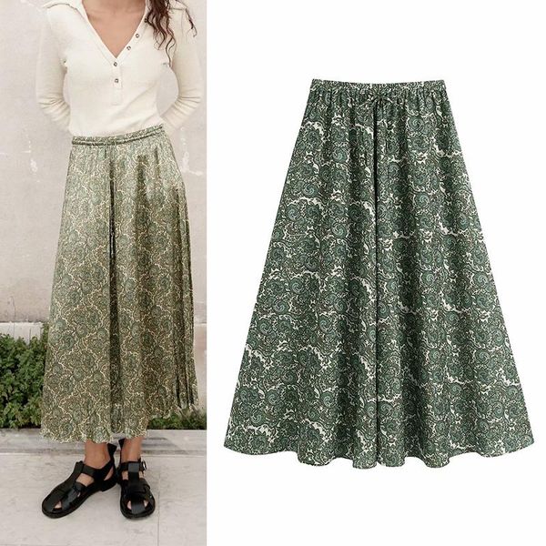 skirts women silk satin textured drawstring paisley print midi skirt vintage elastic waist female green mujer faldas bb1255, Black
skirts women silk satin textured drawstring paisley print midi skirt vintage elastic waist female green mujer faldas bb1255, Black