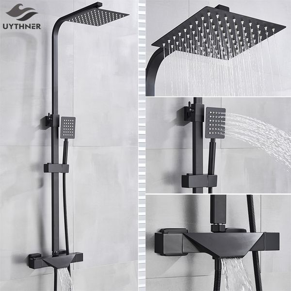 bathroom faucet black rain shower head thermostatic bath faucet wall mounted bathtub shower mixer tap shower faucet set
bathroom faucet black rain shower head thermostatic bath faucet wall mounted bathtub shower mixer tap shower faucet set