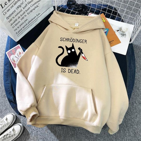 men's hoodies & sweatshirts schrodinger is dead black cat print fleece autumn clothing mens hoody comfortable winter hooded plus size s
men's hoodies & sweatshirts schrodinger is dead black cat print fleece autumn clothing mens hoody comfortable winter hooded plus size s