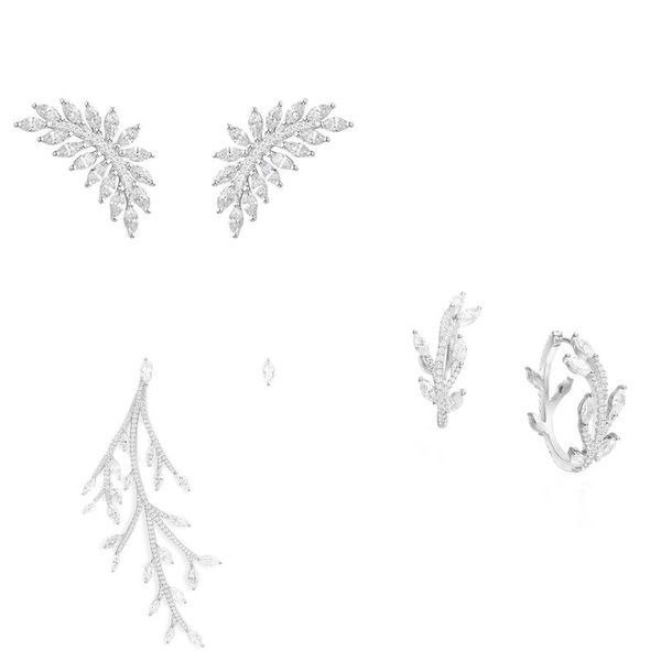 stud lidu sterling silver leaf earrings fashion elegant gifts to friends manufacturers wholesale, Golden;silver
stud lidu sterling silver leaf earrings fashion elegant gifts to friends manufacturers wholesale, Golden;silver