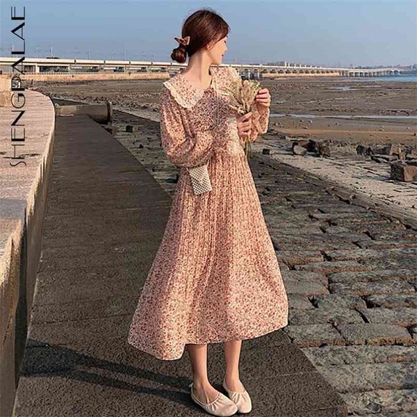 sweet lace spliced dress women's spring peter pan collor single breasted long sleeve chiffon floral dresses 210427, Black;gray
sweet lace spliced dress women's spring peter pan collor single breasted long sleeve chiffon floral dresses 210427, Black;gray