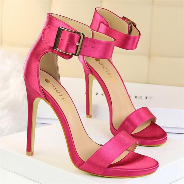 summer silk ladies ankle wrap sandals casual fashion fish mouth open toe stiletto 11.5cm super high heel dress shoes, Black
summer silk ladies ankle wrap sandals casual fashion fish mouth open toe stiletto 11.5cm super high heel dress shoes, Black