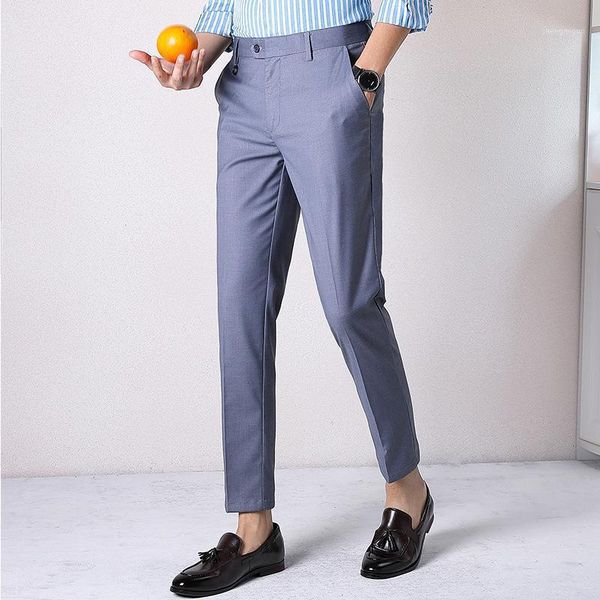 men's pants 2021 summer capris trend youth fashion business dress small straight casual, Black
men's pants 2021 summer capris trend youth fashion business dress small straight casual, Black
