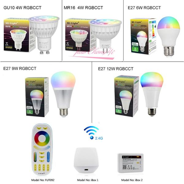 other led lighting mi light rgbcct dimmable bulb 4w mr16 gu10 6w 9w 12w e27 lamps wireless wifi controller box 2.4g rf remote
other led lighting mi light rgbcct dimmable bulb 4w mr16 gu10 6w 9w 12w e27 lamps wireless wifi controller box 2.4g rf remote