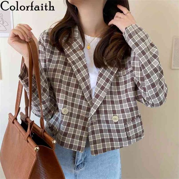 autumn winter women's blazers pockets jackets checkered vintage oversize lady wild plaid short jk6169 210427, Black;brown
autumn winter women's blazers pockets jackets checkered vintage oversize lady wild plaid short jk6169 210427, Black;brown