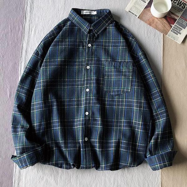 men's casual shirts breathable lattice comfortable slim couples korean version shirt button color matching small fresh lapel long sleev, White;black
men's casual shirts breathable lattice comfortable slim couples korean version shirt button color matching small fresh lapel long sleev, White;black