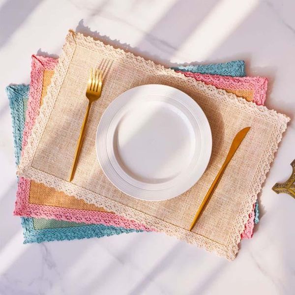 mats & pads mcao lace burlap placemats rustic tablemats table decor water-proof place heat resistant for wedding party christmas tj6205
mats & pads mcao lace burlap placemats rustic tablemats table decor water-proof place heat resistant for wedding party christmas tj6205