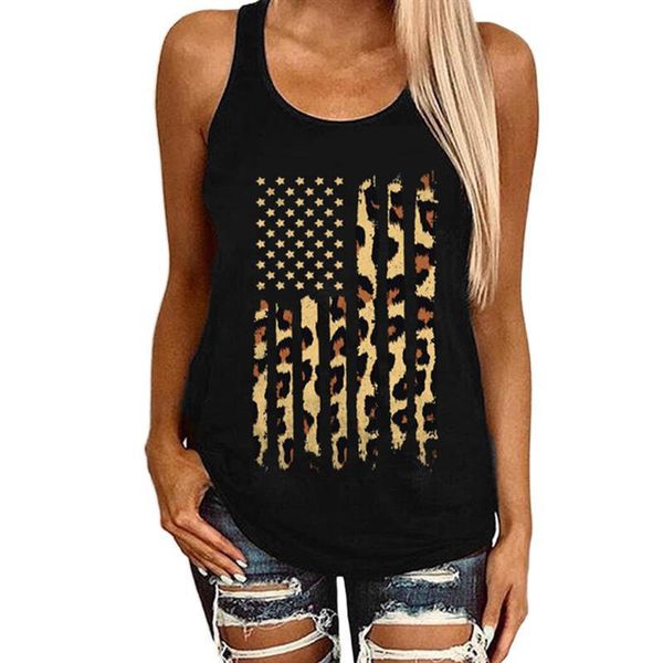 european, american and japanese fashion women's sunflower leopard print sleeveless round neck vest t-shirt, White
european, american and japanese fashion women's sunflower leopard print sleeveless round neck vest t-shirt, White