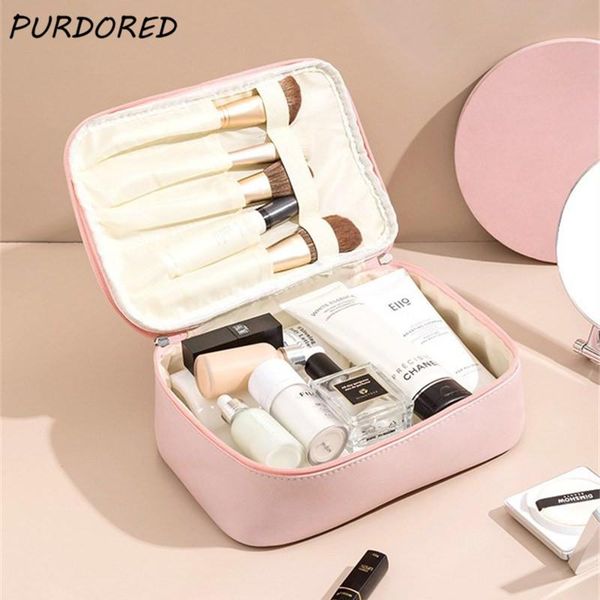 cosmetic bags & cases purdored 1 pc fashion women bag zipper large leather makeup travel waterproof washing organizer beauty
cosmetic bags & cases purdored 1 pc fashion women bag zipper large leather makeup travel waterproof washing organizer beauty