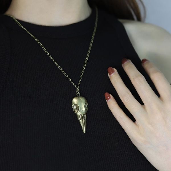 pendant necklaces selling fashion novelty stereo crow head skull necklace chains christmas present punk gothic jewelry wholesale, Silver
pendant necklaces selling fashion novelty stereo crow head skull necklace chains christmas present punk gothic jewelry wholesale, Silver