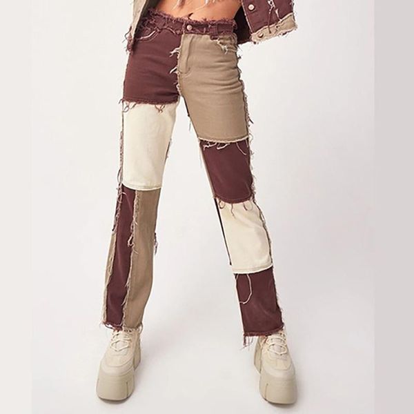 women's jeans women patchwork high waist straight denim pants casual skinny ripped capris pocket long trousers ladies streetwear y2k, Blue
women's jeans women patchwork high waist straight denim pants casual skinny ripped capris pocket long trousers ladies streetwear y2k, Blue