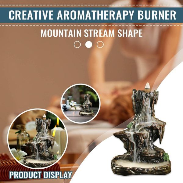fragrance lamps backflow incense burner resin furnace home office table decor cone buddha holder #6
fragrance lamps backflow incense burner resin furnace home office table decor cone buddha holder #6