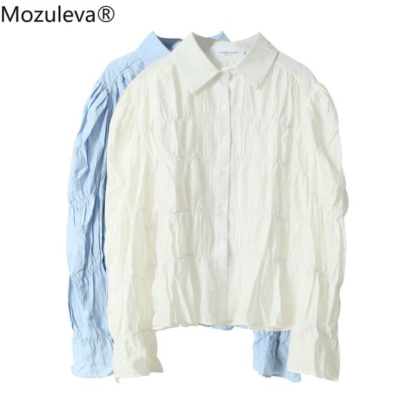 shirt moluleva 2021 spring/autumn turtleneck turned over complete women and puff korean female blouse, White
shirt moluleva 2021 spring/autumn turtleneck turned over complete women and puff korean female blouse, White
