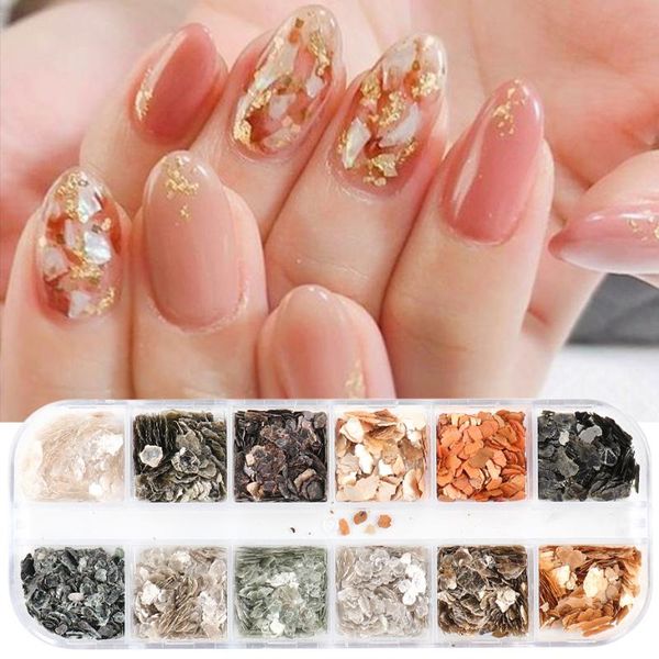 nail glitter 12 grids/set nails abalone shell slice flakes irregular natural sea stone fragment 3d art paillette decoration glym-1, Silver;gold
nail glitter 12 grids/set nails abalone shell slice flakes irregular natural sea stone fragment 3d art paillette decoration glym-1, Silver;gold