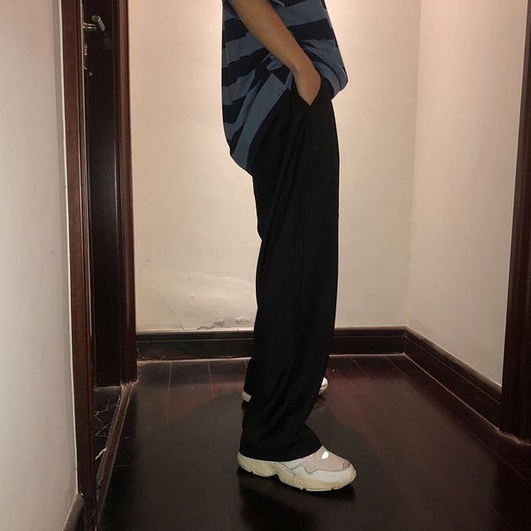 men casual pants solid simple large size wide leg trousers all-match loose chic mens korean style retro harajuku ulzzang ins new, Black
men casual pants solid simple large size wide leg trousers all-match loose chic mens korean style retro harajuku ulzzang ins new, Black