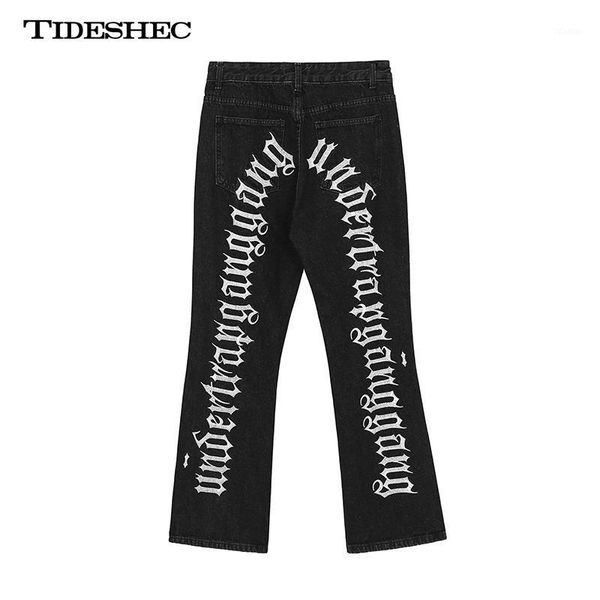 tideshec high street embroidered letter flare pants jeans hip hop streetwear denim men's loose oversize harlan hole, Blue
tideshec high street embroidered letter flare pants jeans hip hop streetwear denim men's loose oversize harlan hole, Blue