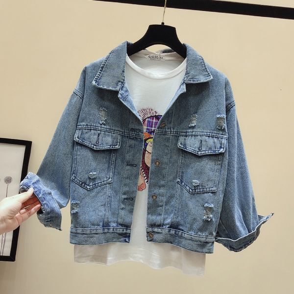 women's jackets shengpalae streetwear returns printed character arch denim female jacket srping fall 8xb4, Black;brown
women's jackets shengpalae streetwear returns printed character arch denim female jacket srping fall 8xb4, Black;brown