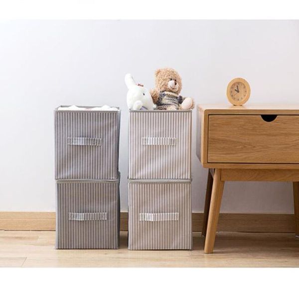 storage bags household cloth stripe box toy sorting deskuncovered wardrobe clothes
storage bags household cloth stripe box toy sorting deskuncovered wardrobe clothes