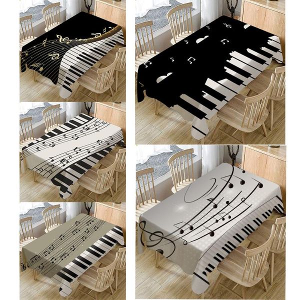 table cloth dustproof piano music pattern rectangular tea cover dining home decor black & white elegant decoration
table cloth dustproof piano music pattern rectangular tea cover dining home decor black & white elegant decoration