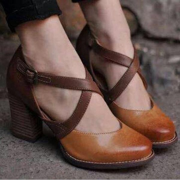 dress shoes summer women gladiator sandals cross strappy block high heels vintage ladies platform pumps zapatos mujer, Black
dress shoes summer women gladiator sandals cross strappy block high heels vintage ladies platform pumps zapatos mujer, Black