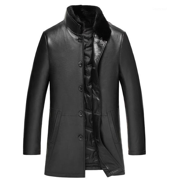 men's leather & faux genuine jacket 2021 winter real sheepskin jackets male pure coat outwear dm-171802 l2356, Black
men's leather & faux genuine jacket 2021 winter real sheepskin jackets male pure coat outwear dm-171802 l2356, Black