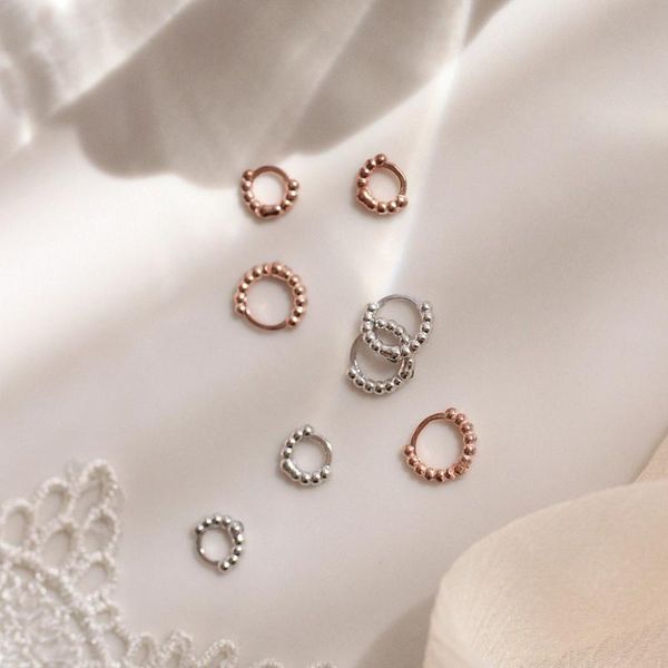 stud s925 sterling silver simple and versatile style fashion mini small ring earrings peas girls, Golden;silver
stud s925 sterling silver simple and versatile style fashion mini small ring earrings peas girls, Golden;silver