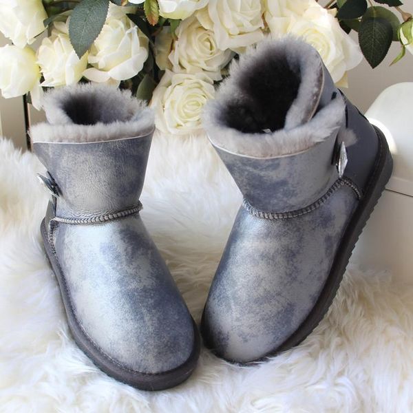 boots australia women snow 100% genuine sheepskin leather ankle warm wool winter natural fur shoes, Black
boots australia women snow 100% genuine sheepskin leather ankle warm wool winter natural fur shoes, Black