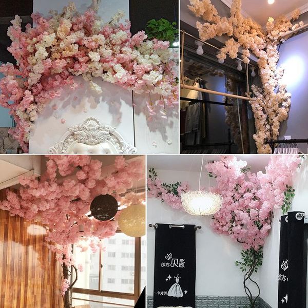 decorative flowers & wreaths artificial cherry blossom branches encrypted wedding home decoration diy
decorative flowers & wreaths artificial cherry blossom branches encrypted wedding home decoration diy