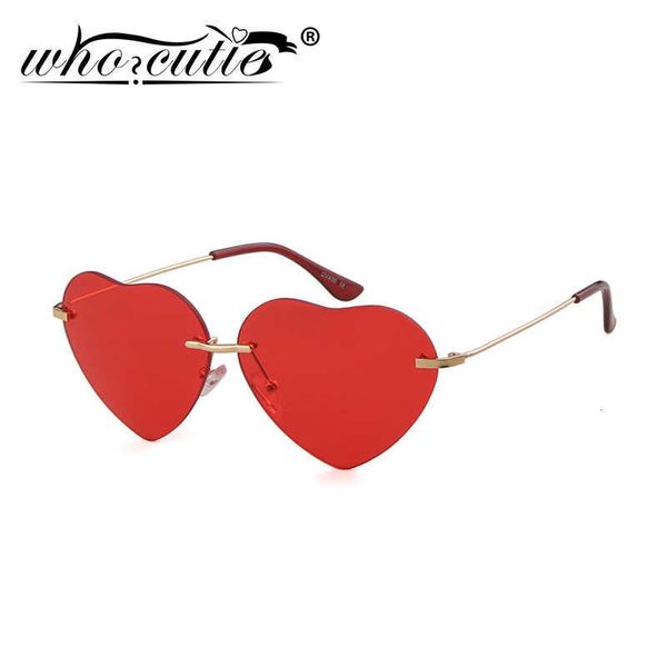 sun glasses who cutie fashion red heart shaped rimless glasses women 2021 brand design frameless cat eye shades female s376, White;black
sun glasses who cutie fashion red heart shaped rimless glasses women 2021 brand design frameless cat eye shades female s376, White;black