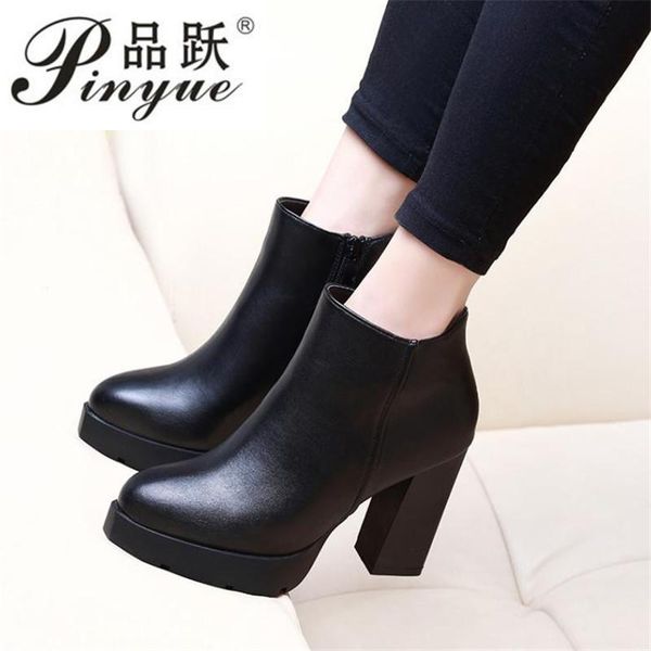 boots fashion casual zipper pointed toe soft leather women shoes square high heel ankle black motorcycle
boots fashion casual zipper pointed toe soft leather women shoes square high heel ankle black motorcycle