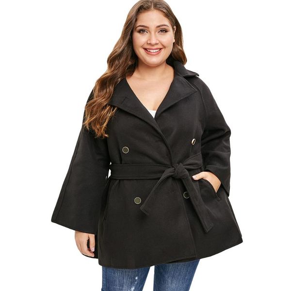 women's jackets langstar plus size women black double breast belt winter coats autumn slim outerwear female warm windproof overcoats, Black;brown
women's jackets langstar plus size women black double breast belt winter coats autumn slim outerwear female warm windproof overcoats, Black;brown