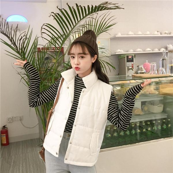 women's vests lyjmtdbk 2021 spring and autumn fashion korean version of the solid color cotton vest x casual warm jacket, Black;white
women's vests lyjmtdbk 2021 spring and autumn fashion korean version of the solid color cotton vest x casual warm jacket, Black;white