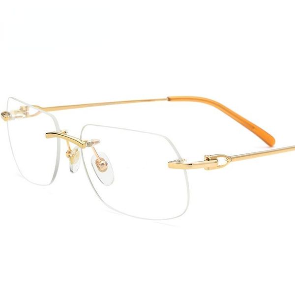 fashion sunglasses frames frameless business glasses men's senior women's square frame optical customized myopia ultra-light flat, Black
fashion sunglasses frames frameless business glasses men's senior women's square frame optical customized myopia ultra-light flat, Black