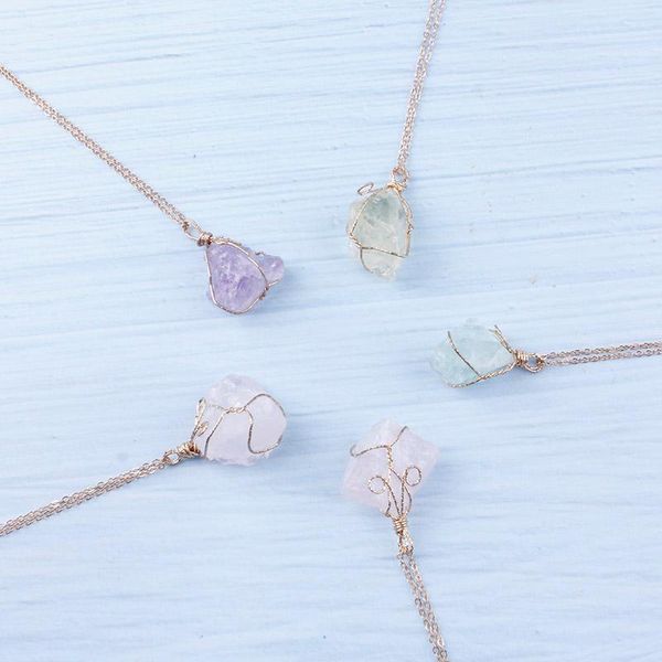 pendant necklaces gold filigree wrapped twisted crushed natural quartz crystal long chain neckalces for women custom jewelry suppliers, Silver
pendant necklaces gold filigree wrapped twisted crushed natural quartz crystal long chain neckalces for women custom jewelry suppliers, Silver