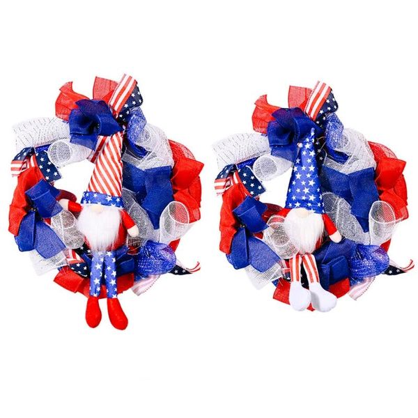 decorative flowers & wreaths independence day gnome wreath patriotic veterans garland for front door gift 652a
decorative flowers & wreaths independence day gnome wreath patriotic veterans garland for front door gift 652a